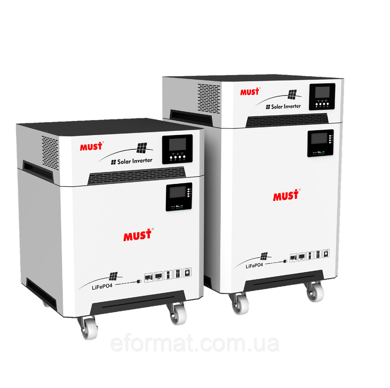 Система зберігання електроенергії MUST НВР18-5248 НМ MPPT LiFePО4 (51,2V, 5,2kW, 250Ah, 12,8kWh)