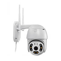 Поворотная уличная WiFi камера PTZ-120 IP Camera видеонаблюдения беспроводная с удаленным доступом