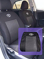 Авточехлы на Toyota Camry 55 USA Hybrid 2014 -2017 на кресла, модельные защитные накидки для сидений