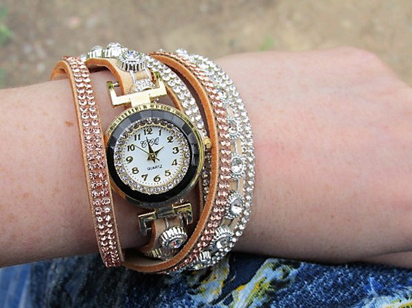Женские часы браслет на руку челотый с серебряным CL Karno Shoper Жіночий годинник браслет на руку чолотий з - фото 2 - id-p1947050265