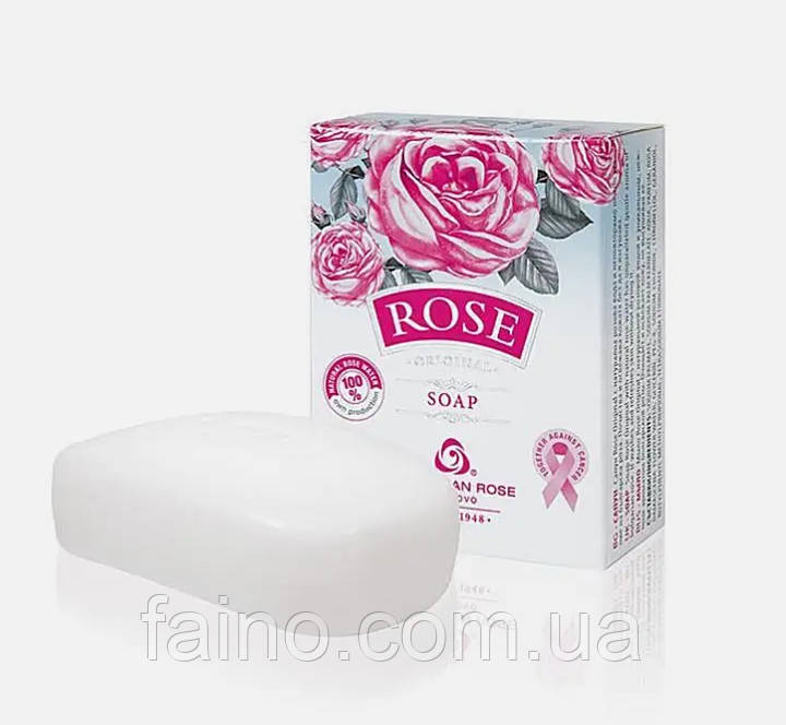 Крем-мыло Rose с натуральной розовой водой Bulgarska Rosa - фото 1 - id-p2026326