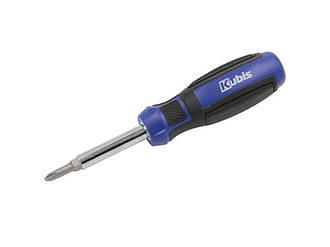 Викрутка 6 в 1 PH1-SL5, PH2-SL6 мм, торцева 6-8 мм, CrV6150, HRC 51-54 ТМ Kubis BP