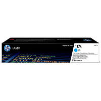 Картридж SystemPrint (с чипом) аналог HP 117A cyan W2071A для принтера Color Laser 178nw, 150a, 150nw, 179fnw