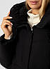 Пуховик зимовий жіночий чорний із капюшоном Towmy M L, фото 4