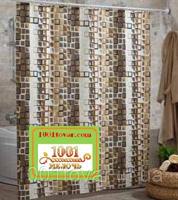 Шторка для ванної кімнати "Kare" (Каре), розмір 240х200 див., фото 1