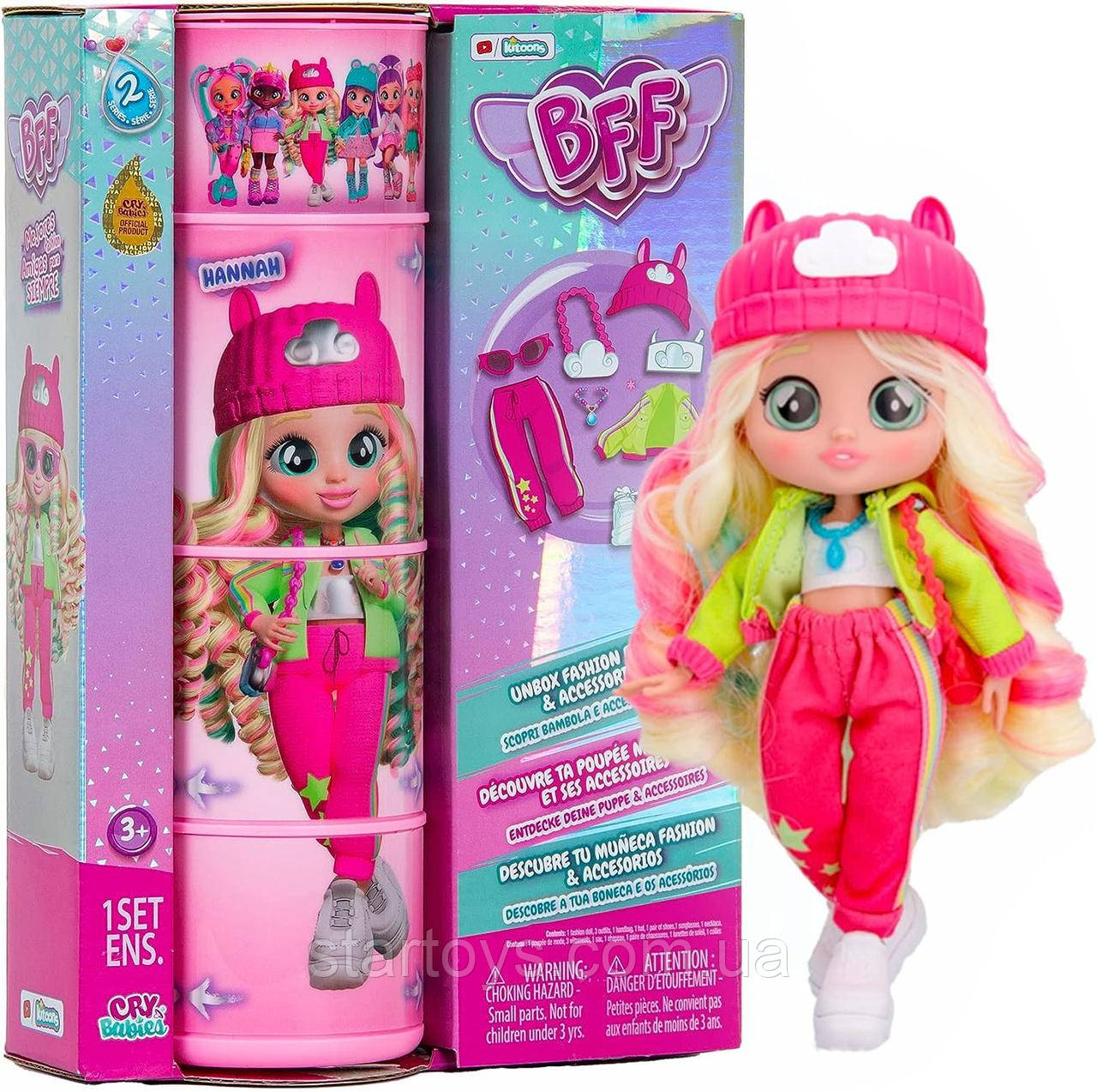 Лялька Плакса Ханна Cry Babies BFF Hannah Fashion Doll 908406, фото 1