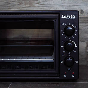 Електрична піч 34 л 1500 Вт LARETTI LR-EC3403 Black, фото 3