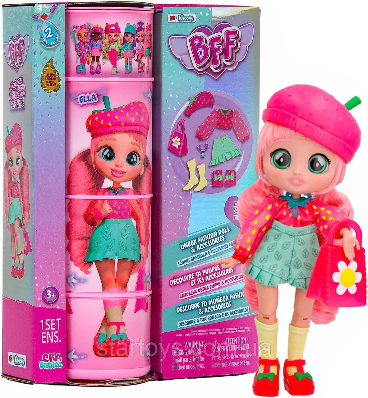 Лялька Плакса Елла Cry Babies BFF Ella Fashion Doll 908352