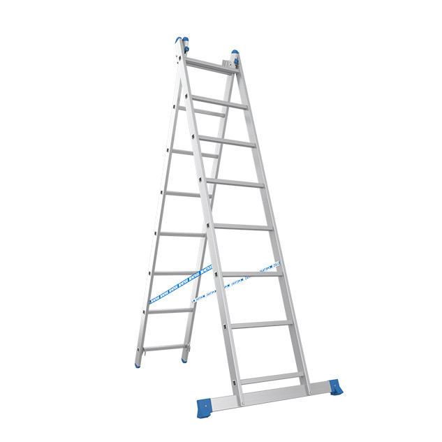 Драбина-стремянка алюмінієва трисекційна 3х8 (4.43 м)