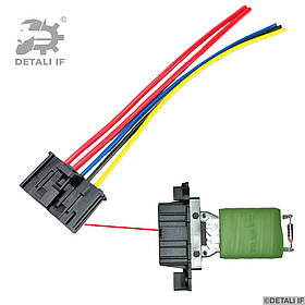 Ducato Фішка резистора пічки Fiat 77364061 55702407 6450XR