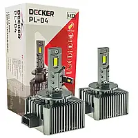 Светодиодные автолампы LED 100W DECKER D1S PL-04 6000K 10000 Lm c CAN BUS обманкой (2 шт.)