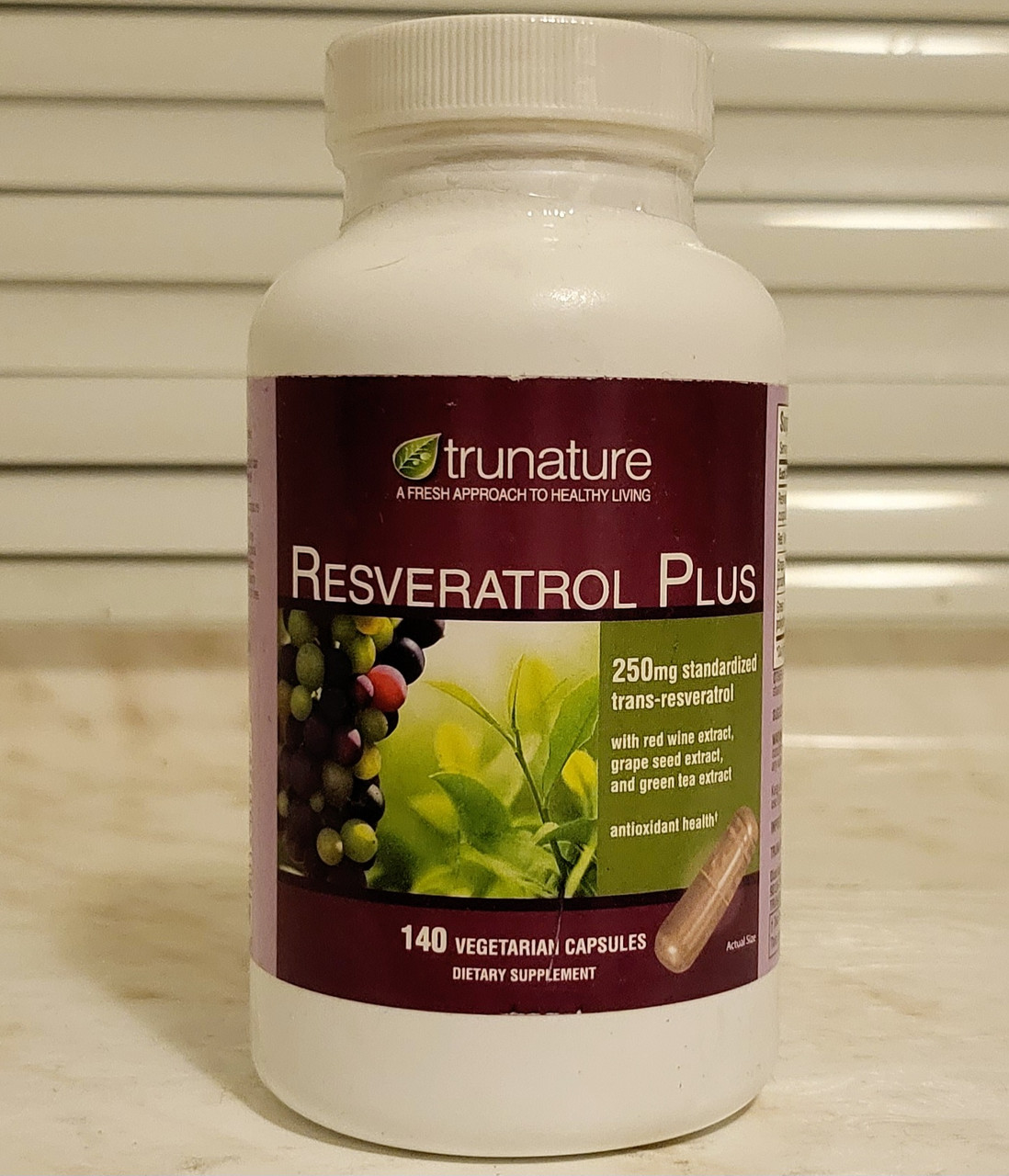 Купити Trunature Resveratrol Plus 140 капсул ресвератрол, екстракт