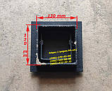 Дверцята чавунна сажетруска 130х130 печі, грубу, барбекю, мангал, фото 3