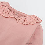 Бавовняний боді з ажурним комірцем на дівчинку Cool Club Польща р.62, фото 2