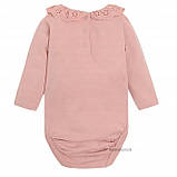 Бавовняний боді з ажурним комірцем на дівчинку Cool Club Польща р.62, фото 3