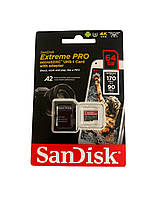 Карта памяти micro SDXC 64Gb SanDisk eXtreme Pro UHS-I U3 A2