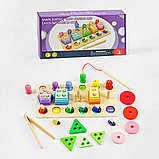 Дерев'яний багатофункціональний сортер 60898, фото 8