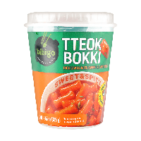 Корейські токпоккі солодко-гострі, у стакані,TM Tteokbokki, Bibigo, Південна Корея, 125 г