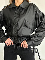 Куртка-пиджак женская экокожа 42-46 универс "ROZALINA" от прямого поставщика