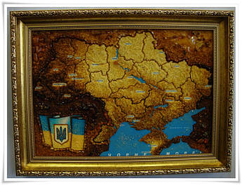 Карта України складна Г-66 Гранд Презент 40*60