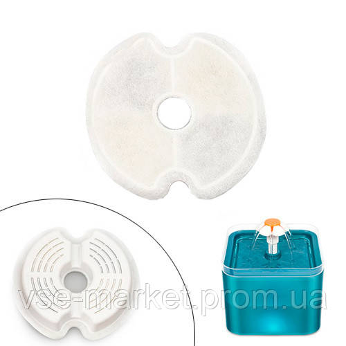 Фильтр сменный угольный для питьевого фонтана поилки (ID#1947141051 ...