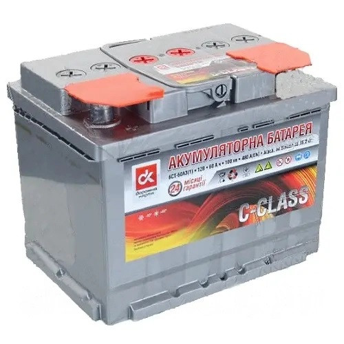 Акумулятор 60Ah-12v C-CLASS <ДК> (242x175x190),L,EN480