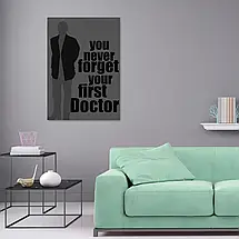 Плакат "Доктор Хто, мінімалістичний, Doctor Who", 60×43см, фото 2