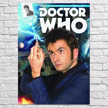 Плакат "Доктор Хто, 10-й, Doctor Who", 60×43см, фото 2