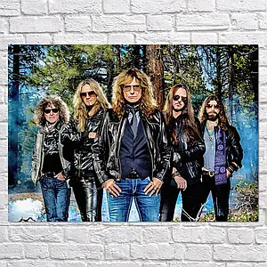Плакат "Whitesnake", 43×60см