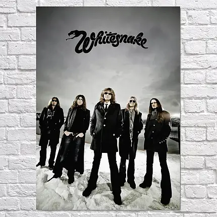 Плакат "Whitesnake", 60×43см, фото 2