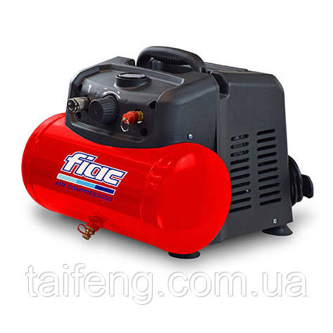 Безоливний компресор побутовий Vрес = 6 л, 160 л/хв, 220 V, 1 кВт FIAC, фото 1