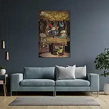 Плакат "За садовим парканом, анімаційний серіал, Over the Garden Wall", 60×40см, фото 3