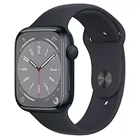 Смарт-часы Apple Watch Series 8 GPS 45mm Midnight Aluminum Case with Midnight Sport Band M/L (MNUL3) (БУ)