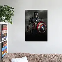 Плакат "Капітан Америка, Captain America", 60×43см, фото 2