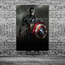 Плакат "Капітан Америка, Captain America", 60×43см, фото 3