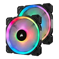 Вентилятор для ПК Corsair LL140 RGB LED Black Dual Light Loop with Lighting Node Pro (CO-9050074-WW)