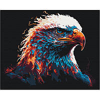 Картина по номерам "Пламенный орел" BS53695 Brushme 40х50 см Shoper Картина за номерами "Полумʼяний орел"