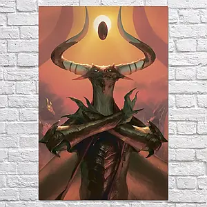 Плакат "Час руйнування, МТГ, Магія, MTG, Magic The Gathering, Hour Of Devastation, HOU", 60×40см