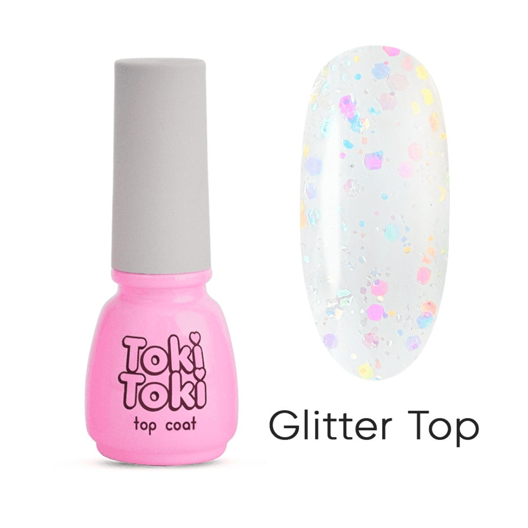 Топ глітерний без липкого шару Toki-Tok Glitter Top, фото 1