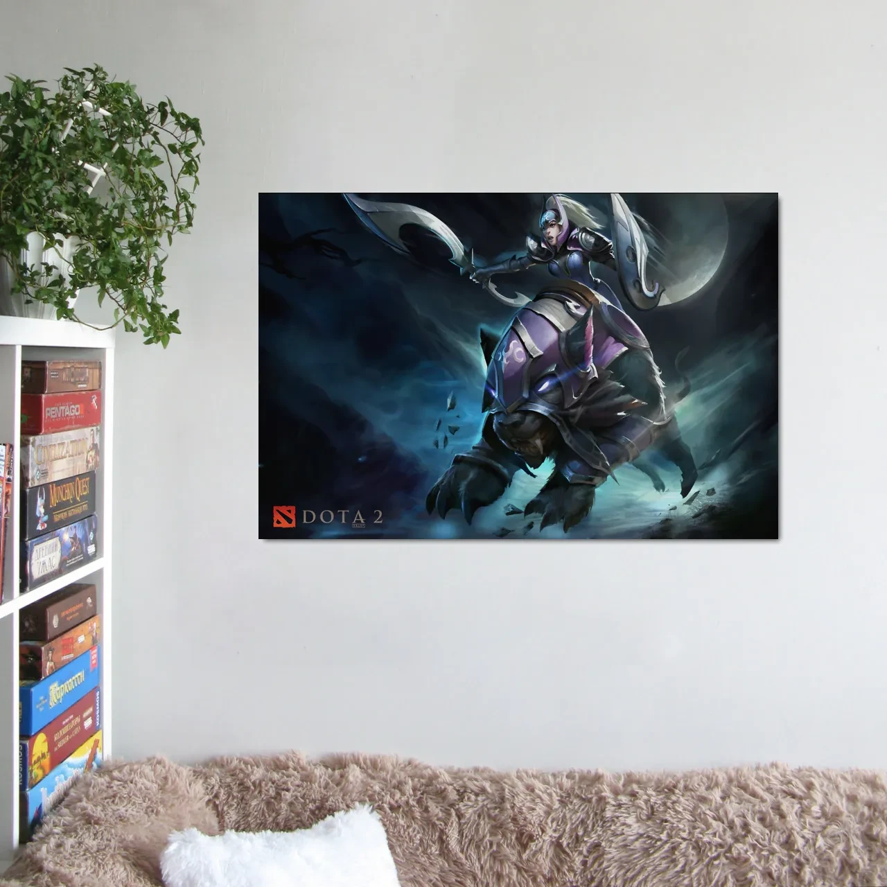 Плакат "Дота 2, Луна, Лунная наездница, Moon Rider, Luna, Dota 2", 43×60см - фото 2 - id-p872898935