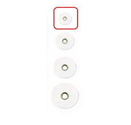 Диски шліфувальні з металевою втулкою білі 40 штук 1.734 (всі розміри)