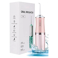 Іригатор портативний електричний Oral Irrigator S3J2 для зубів Рожевий