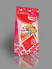 Картонна подарункова упаковка для цукерок, 250-300г, фото 2