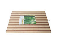 Бамбукова обробна кухонна дошка для нарізання овочів прямокутна велика Бамбук 35 * 50 cm FORKOPT