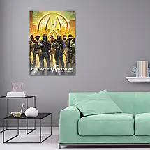 Плакат "Контрстрайк, Counter-Strike, CS, Global Offensive", 60×43см, фото 2