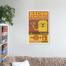 Плакат "Час пригод, bacon pancakes, Adventure Time", 60×39см, фото 2