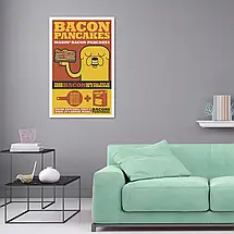 Плакат "Час пригод, bacon pancakes, Adventure Time", 60×39см, фото 2