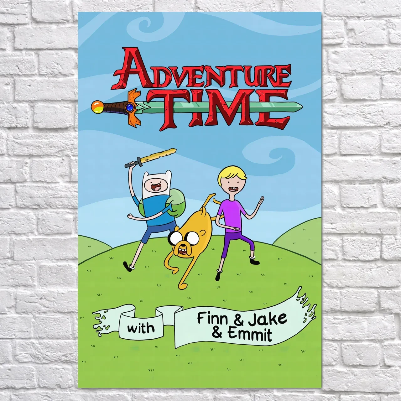 Плакат "Час пригод, Adventure Time", 43×60см