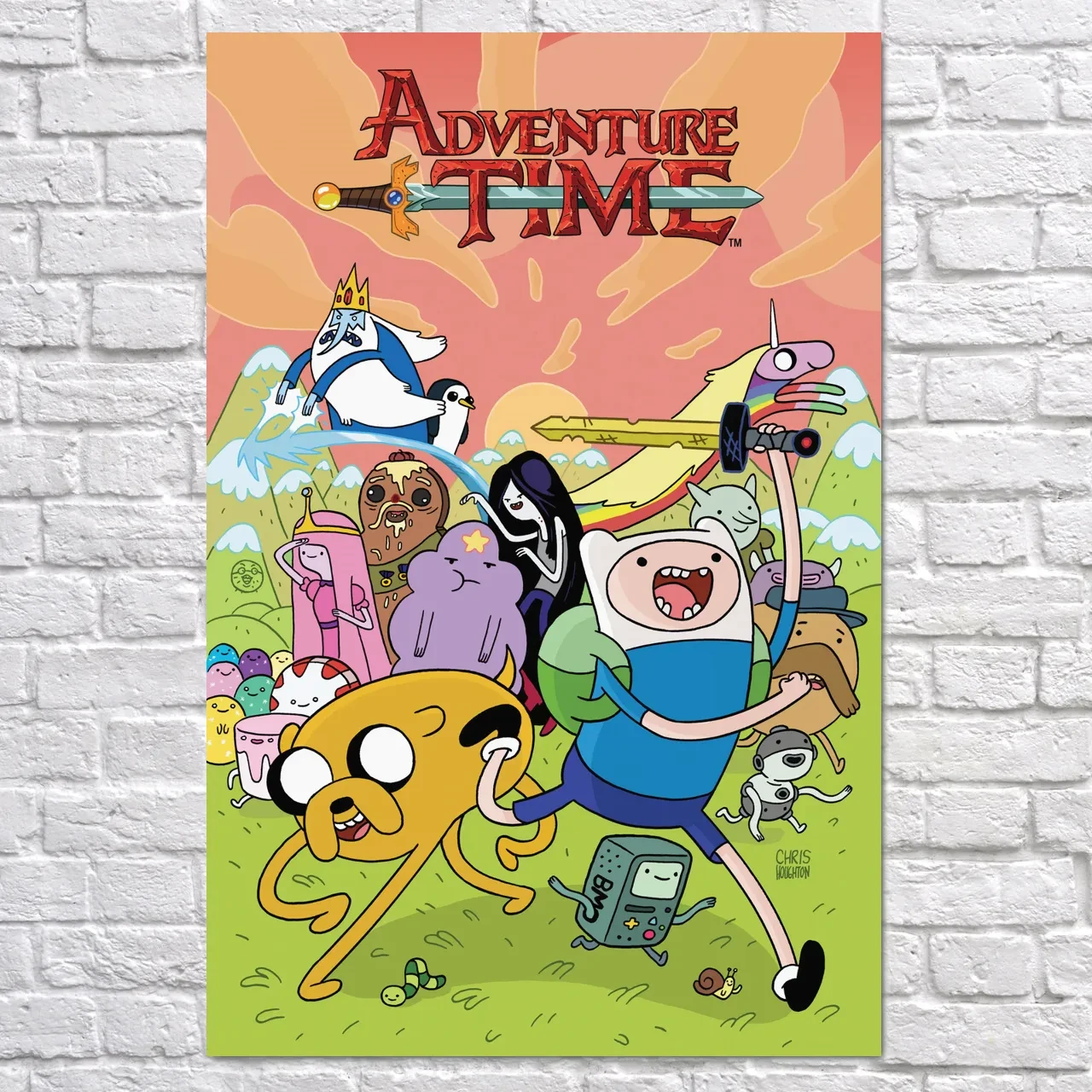 Плакат "Час пригод, Adventure Time", 60×39см