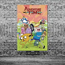 Плакат "Час пригод, Adventure Time", 60×39см, фото 3